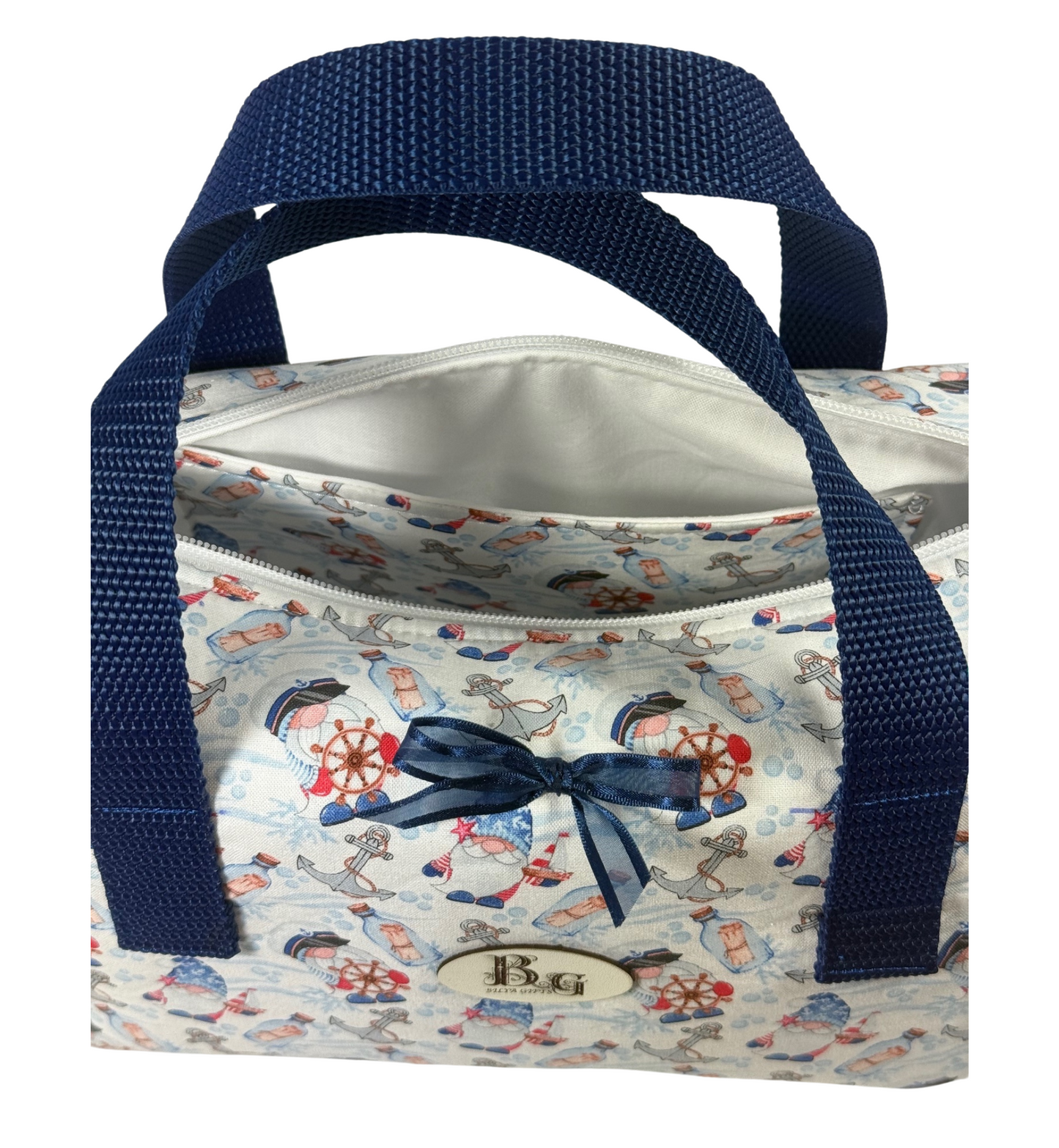Nautical Gnome Makeup Bag