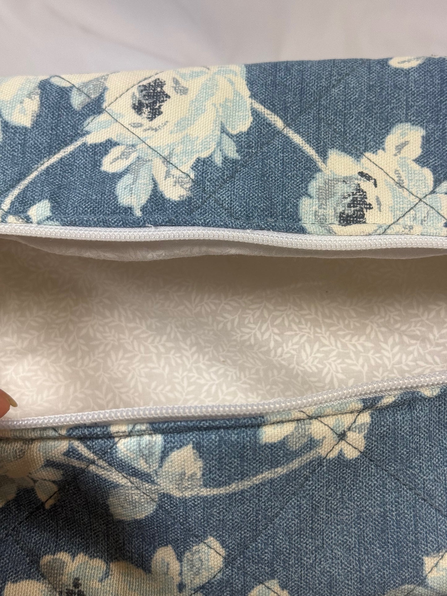 Blue Makeup Bag