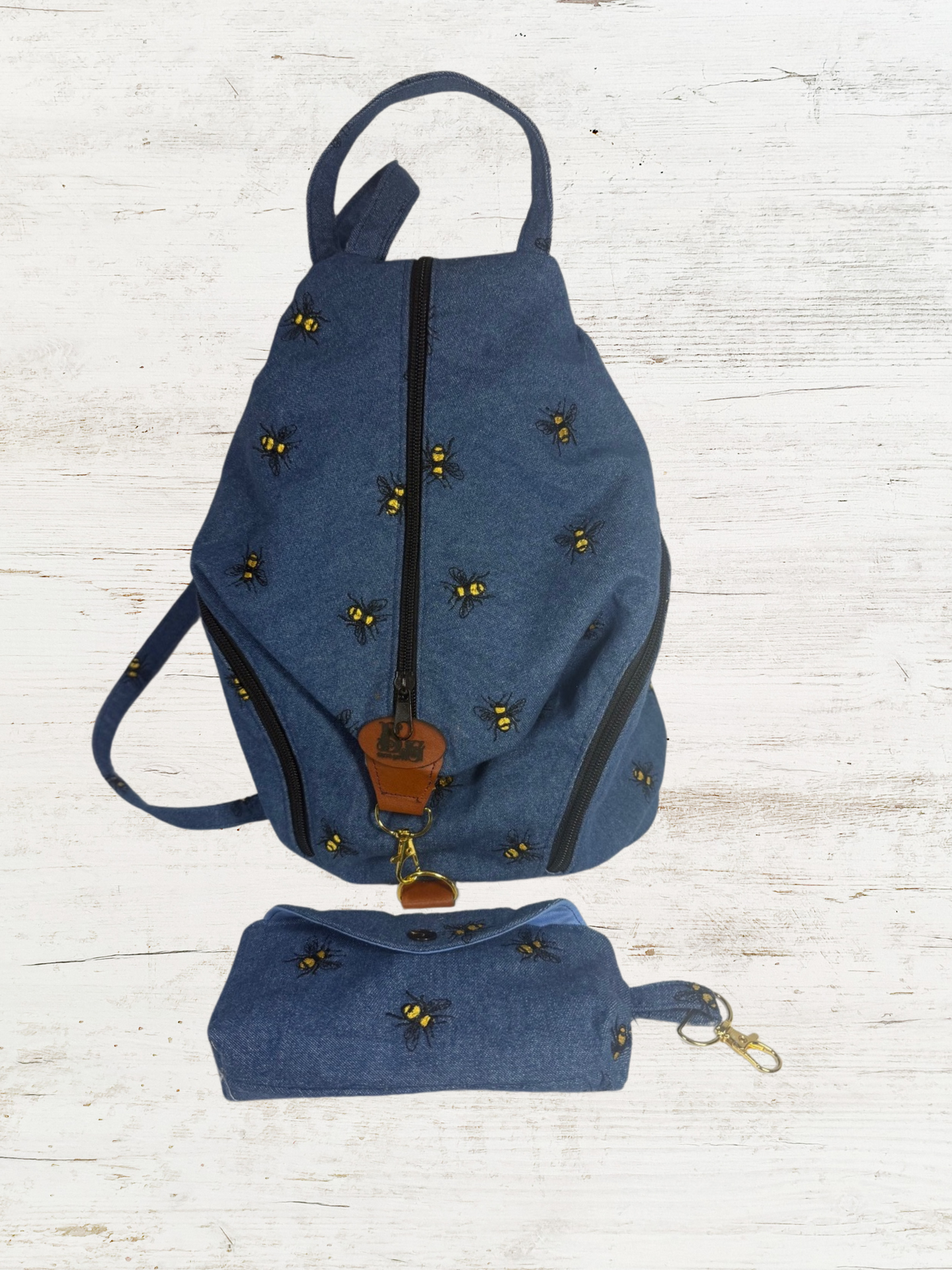 Denim Backpack
