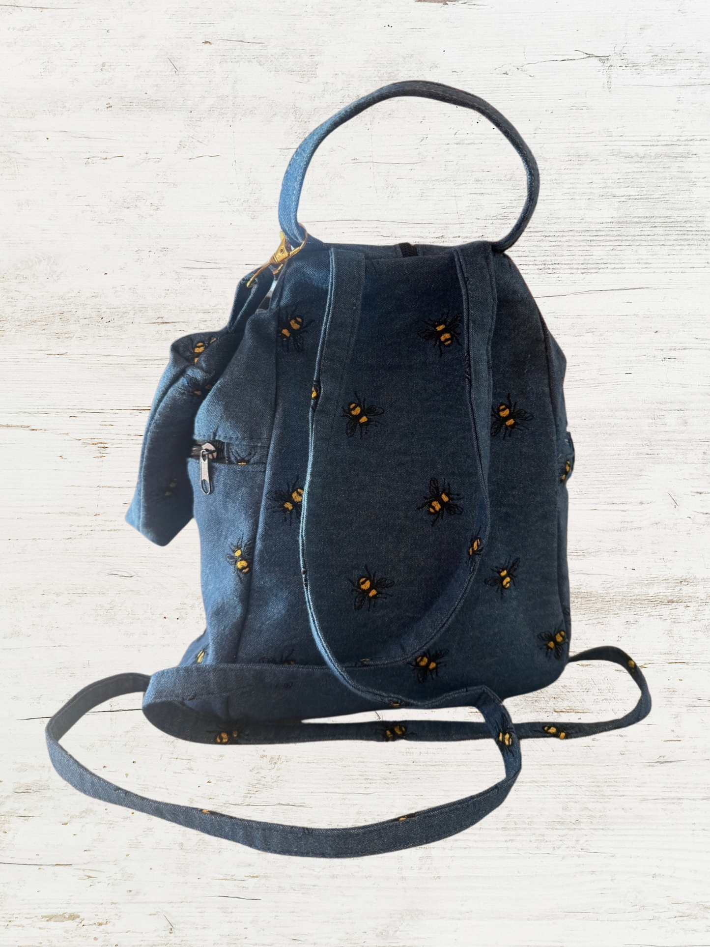 Denim Backpack