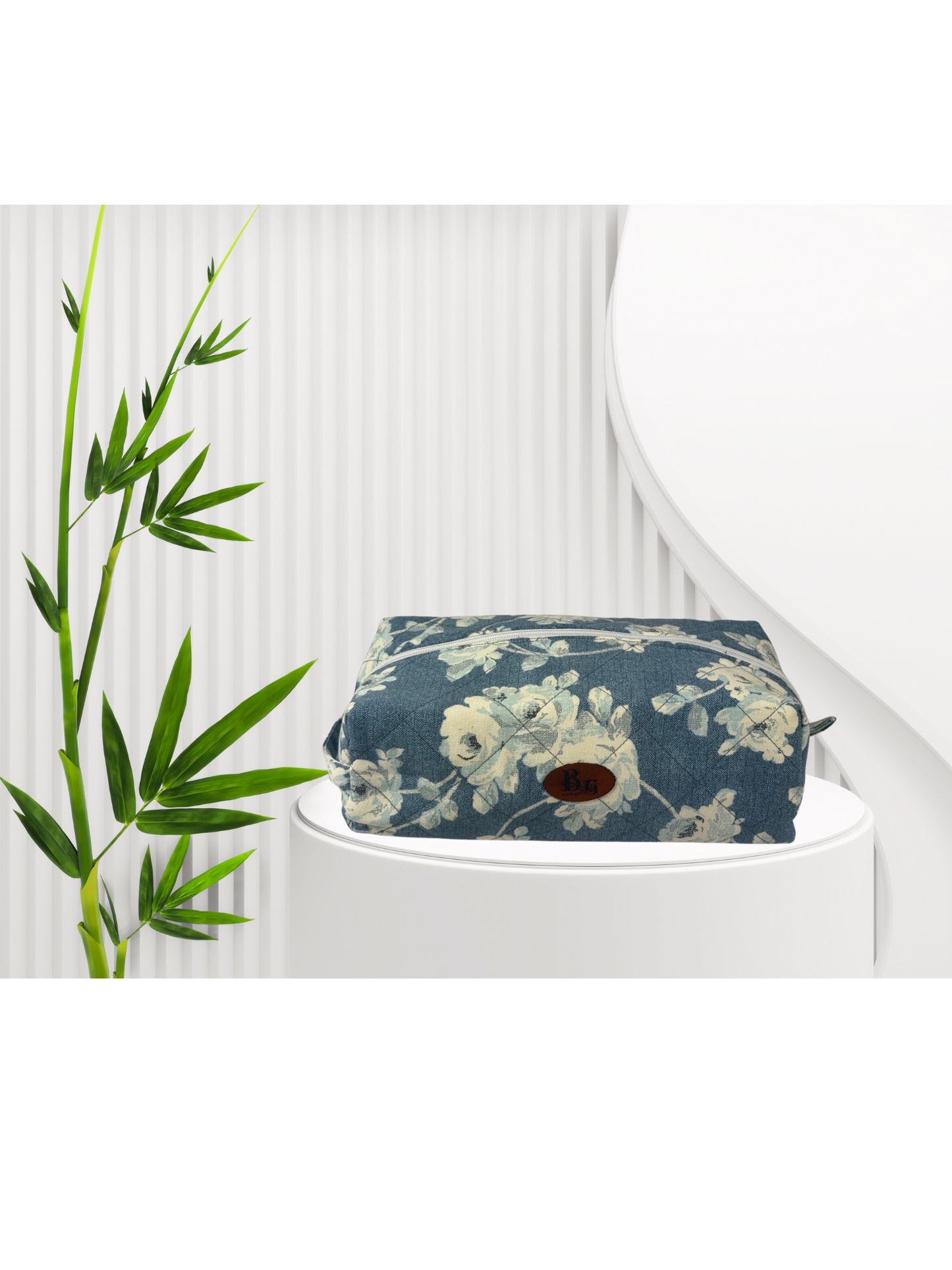 Blue Makeup Bag