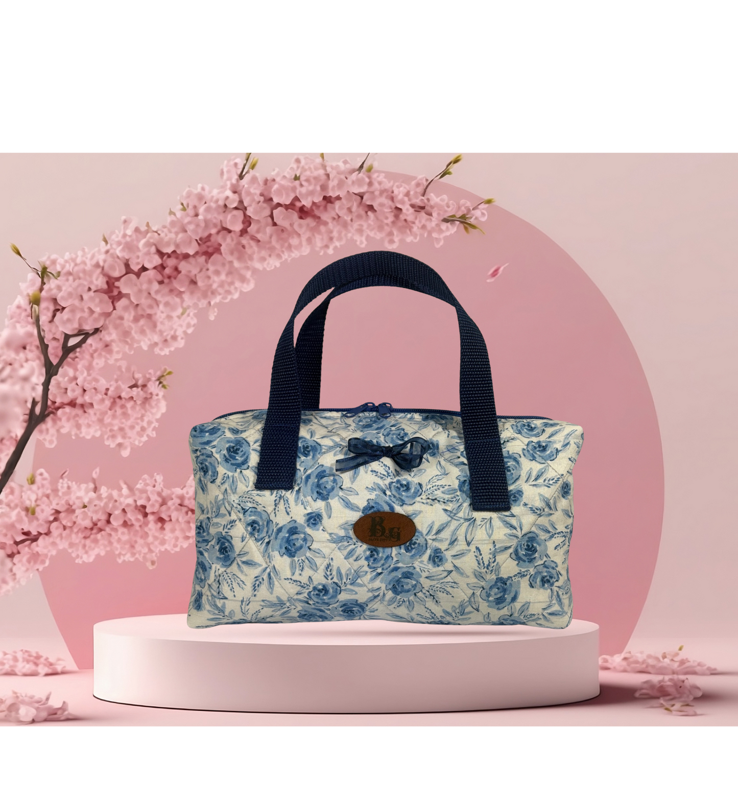 Blue Cosmetic Bag