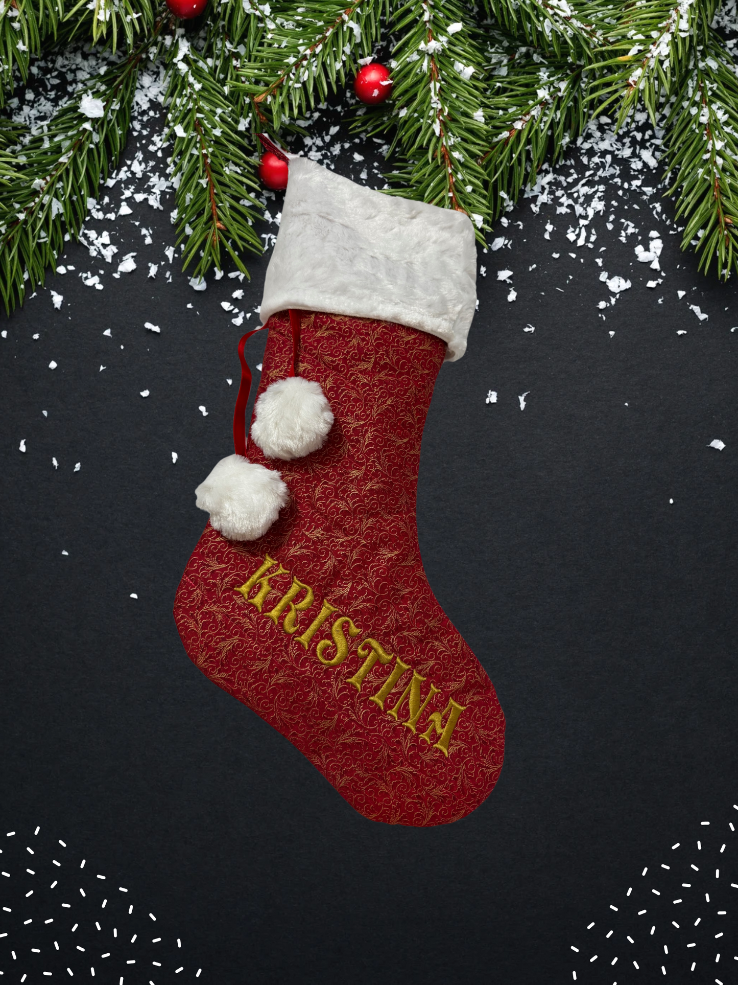 Luxurious Christmas Stocking, Family gifts, Holiday, Popular now