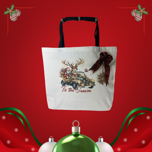 Personalized Christmas Tote Bag